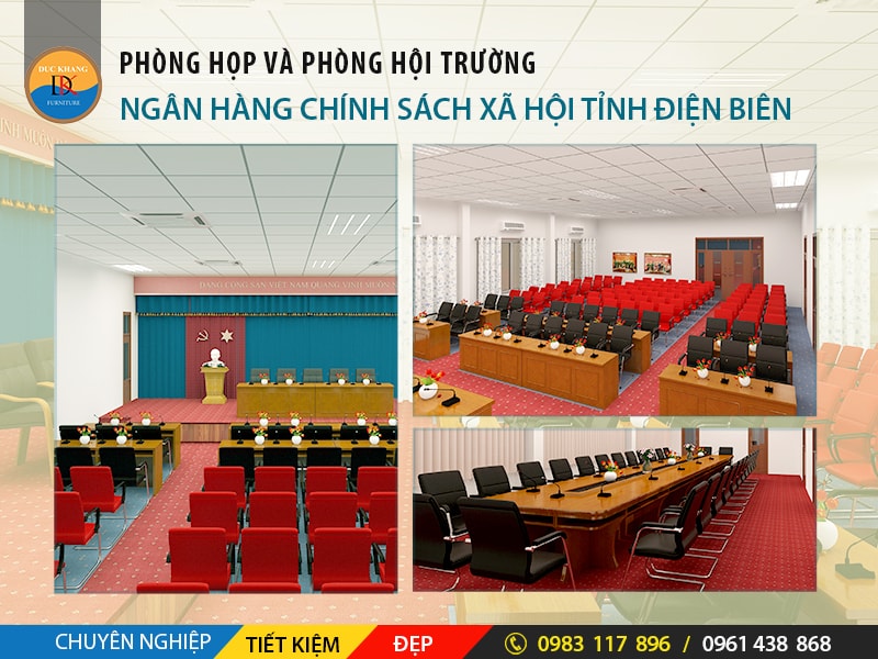 Hội trường Ngân hàng chính sách xã hội tỉnh Điện Biên