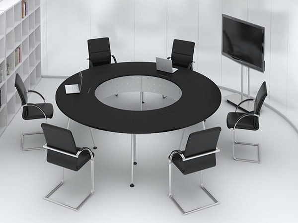 Setup phòng họp kiểu bàn tròn