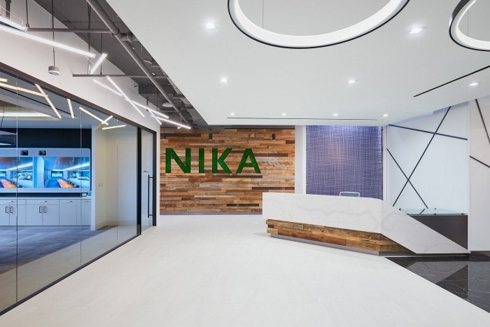 Mẫu thiết kế văn phòng công ty kiến trúc Nika tại Rockville