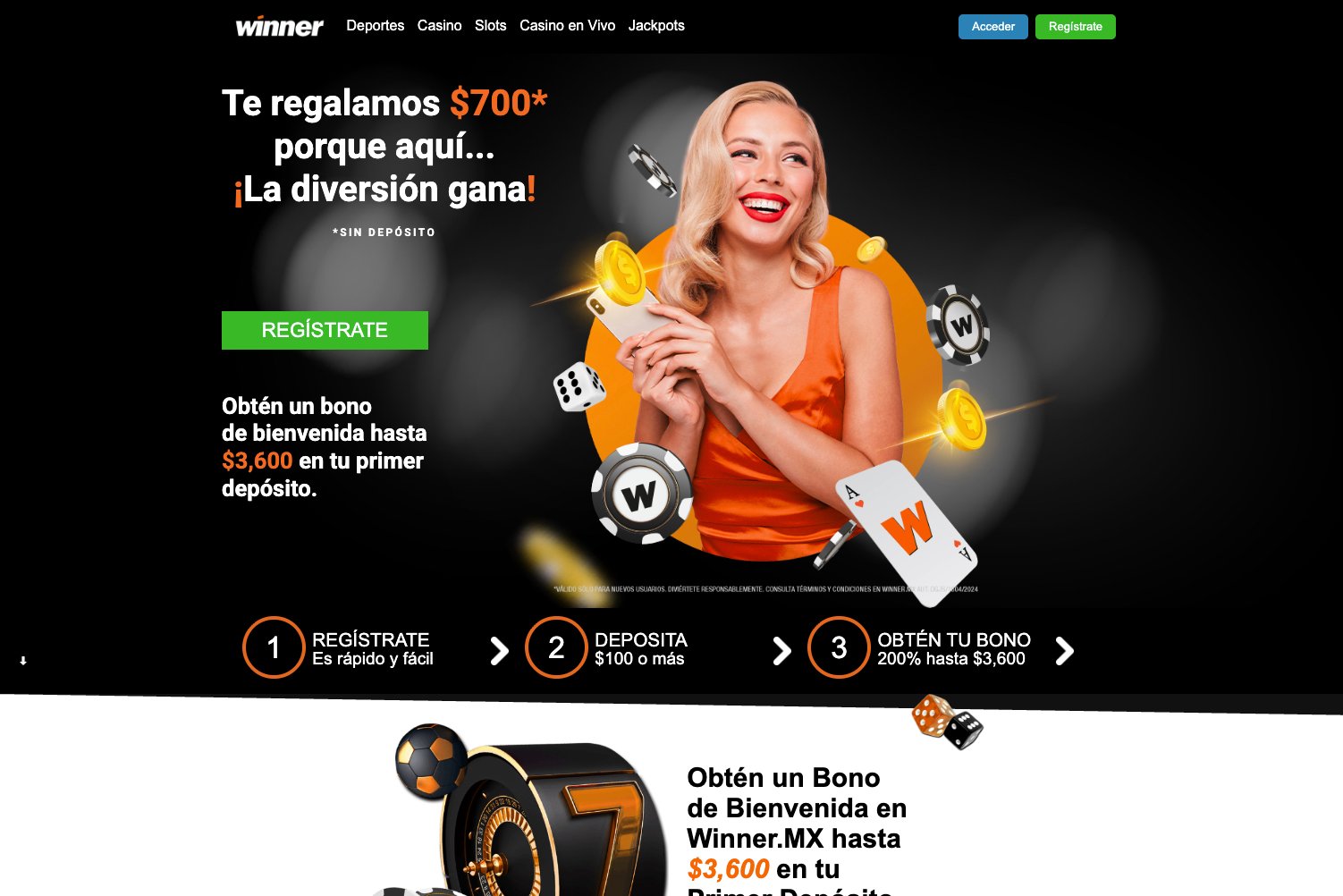 Reseña Winner Casino México